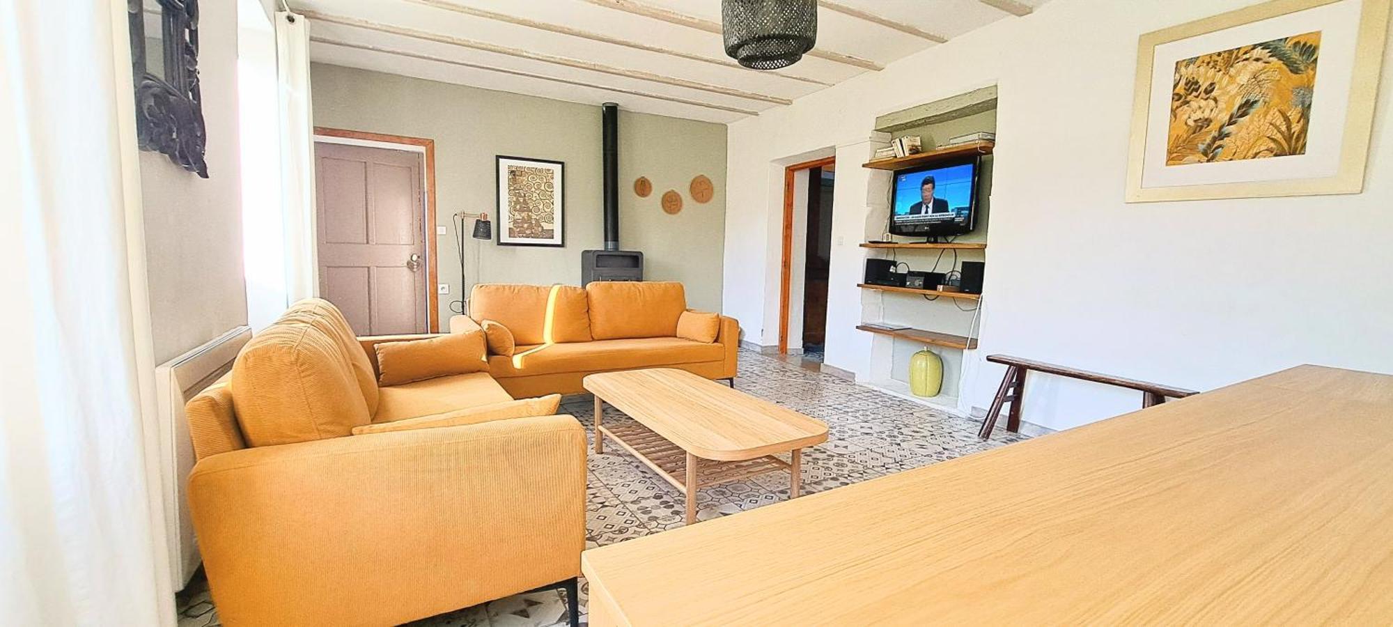 Le Mas Des Fontettes, Gite 14 Personnes, Piscine Chauffee, Propriete 5Ha, Barbecue Sahune Buitenkant foto