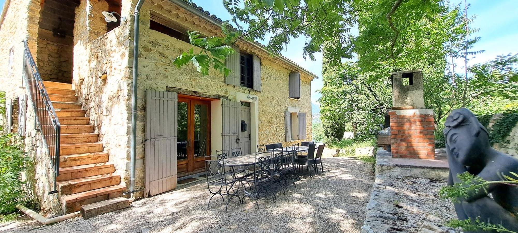 Le Mas Des Fontettes, Gite 14 Personnes, Piscine Chauffee, Propriete 5Ha, Barbecue Sahune Buitenkant foto